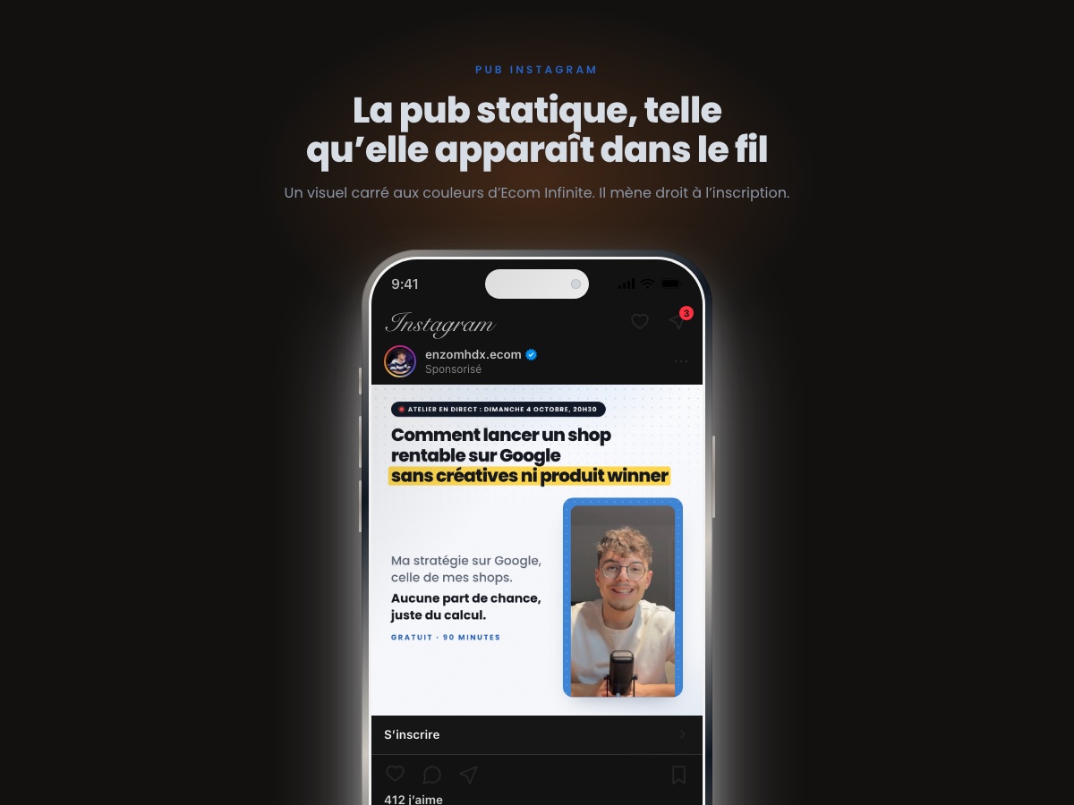 Aperçu de la créa statique